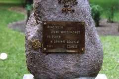 1991 - Odsłonięcie pomnika poświęconego harcerzom ziemi wrzesińskiej poległym w obronie Ojczyzny