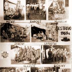27.07-17.08.1969 - obóz letni Szczepu SP nr 1 w Ostrowie