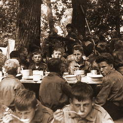 02-23.07.1965 - obóz harcerski Komendy Hufca ZHP Września w Skorzęcinie