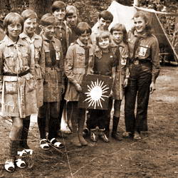 02.07-23.08.1968 - obóz harcerski w Zaniemyślu - obóz żeński