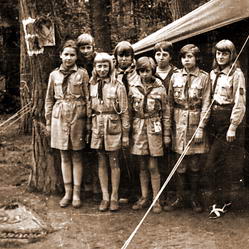 02.07-23.08.1968 - obóz harcerski w Zaniemyślu - obóz żeński