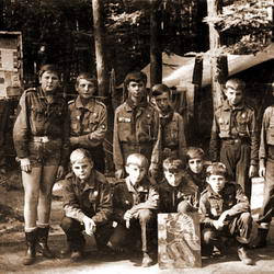 02.07-23.08.1968 - obóz harcerski w Zaniemyślu - obóz męski