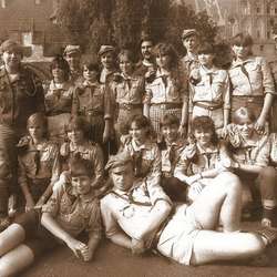 obóz wędrowny Pasłęk - Elbląg 1985